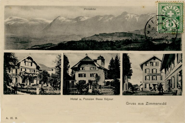 Wald BE – Tourismus (1904)