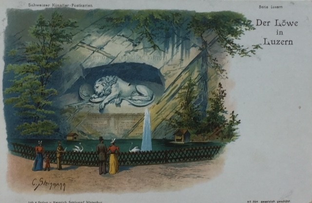 Löwendenkmal Luzern – Geschichte (1889)