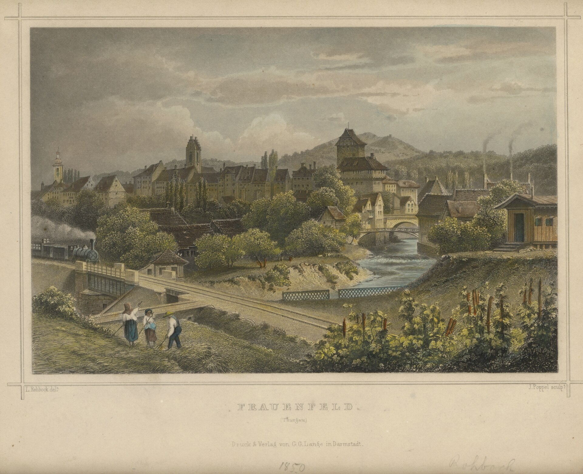 Schweizer Zucker – Landwirtschaft (1850)
