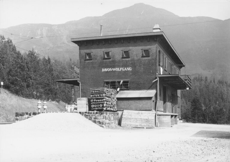 Bahnhof Davos Wolfgang, Foto: SBB Historic F_116_00001_143