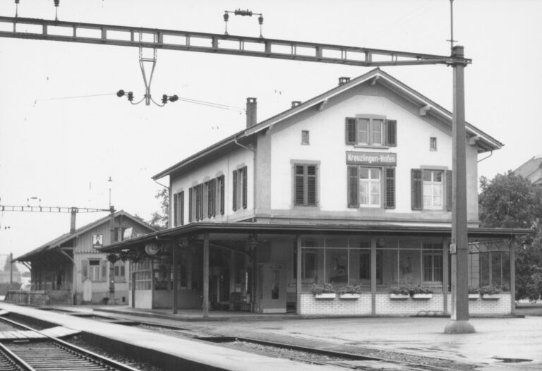Bahnhof Kreuzlingen Hafen, Foto: SBB Historic F_116_00001_261