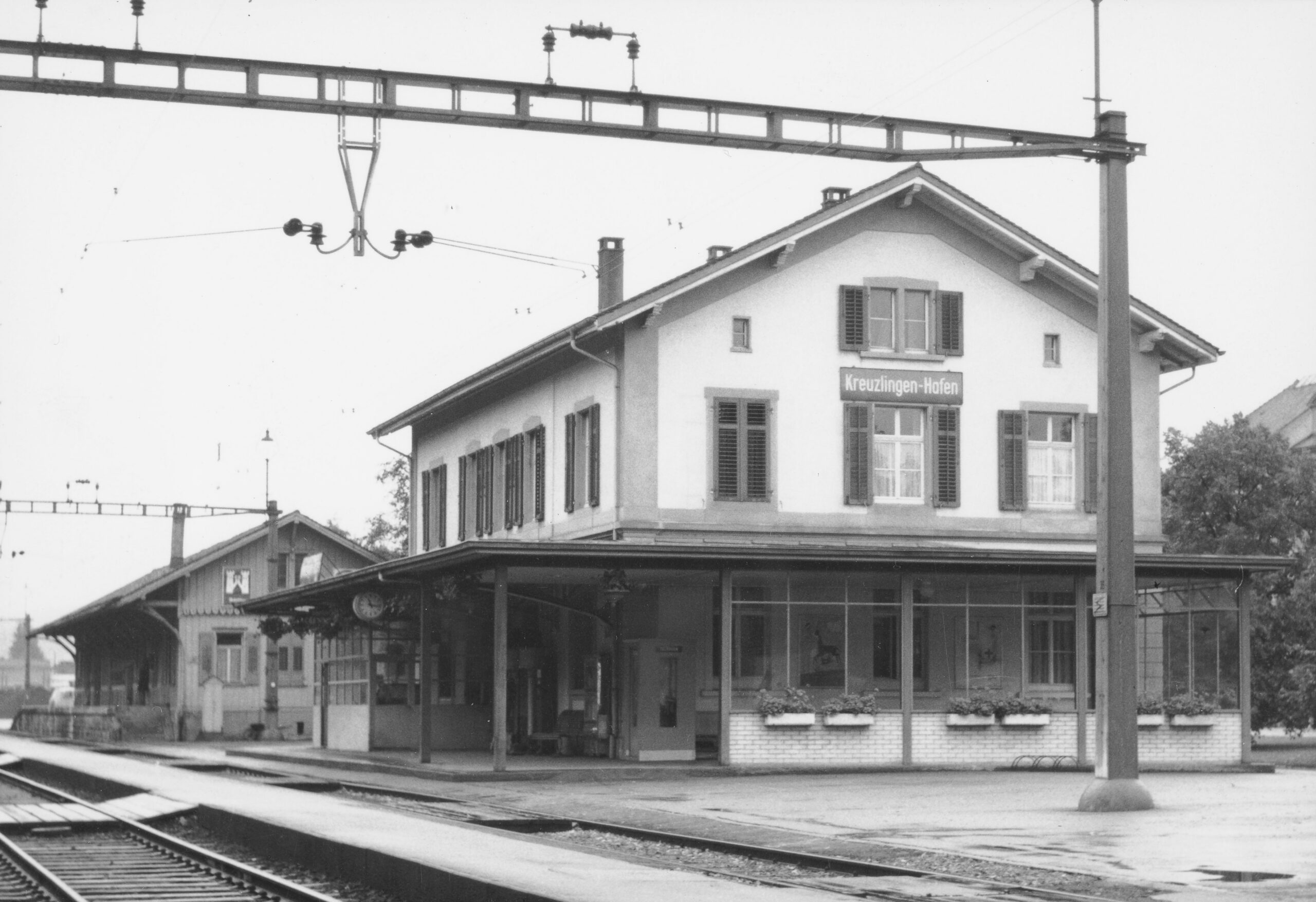 Bahnhof Kreuzlingen Hafen, Foto: SBB Historic F_116_00001_261