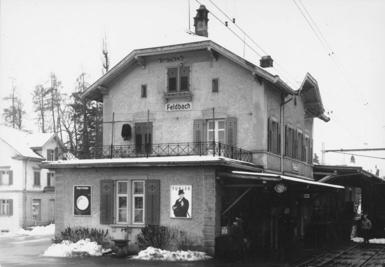 Bahnhof Feldbach, Foto: SBB Historic F_116_00001_172