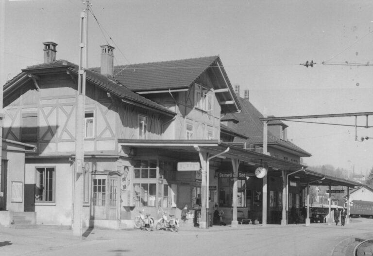 Bahnhof Beinwil am See, Foto: SBB Historic F_116_00001_050
