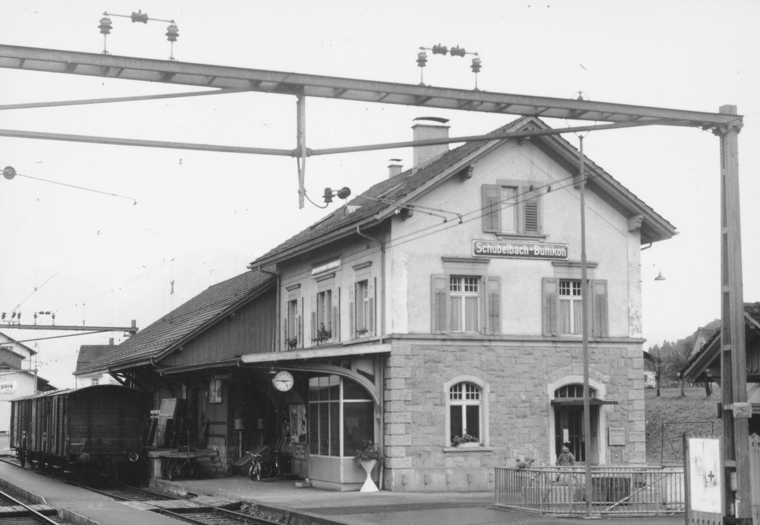 Bahnhof Schübelbach-Buttikon, Foto: SBB Historic F_116_00001_427