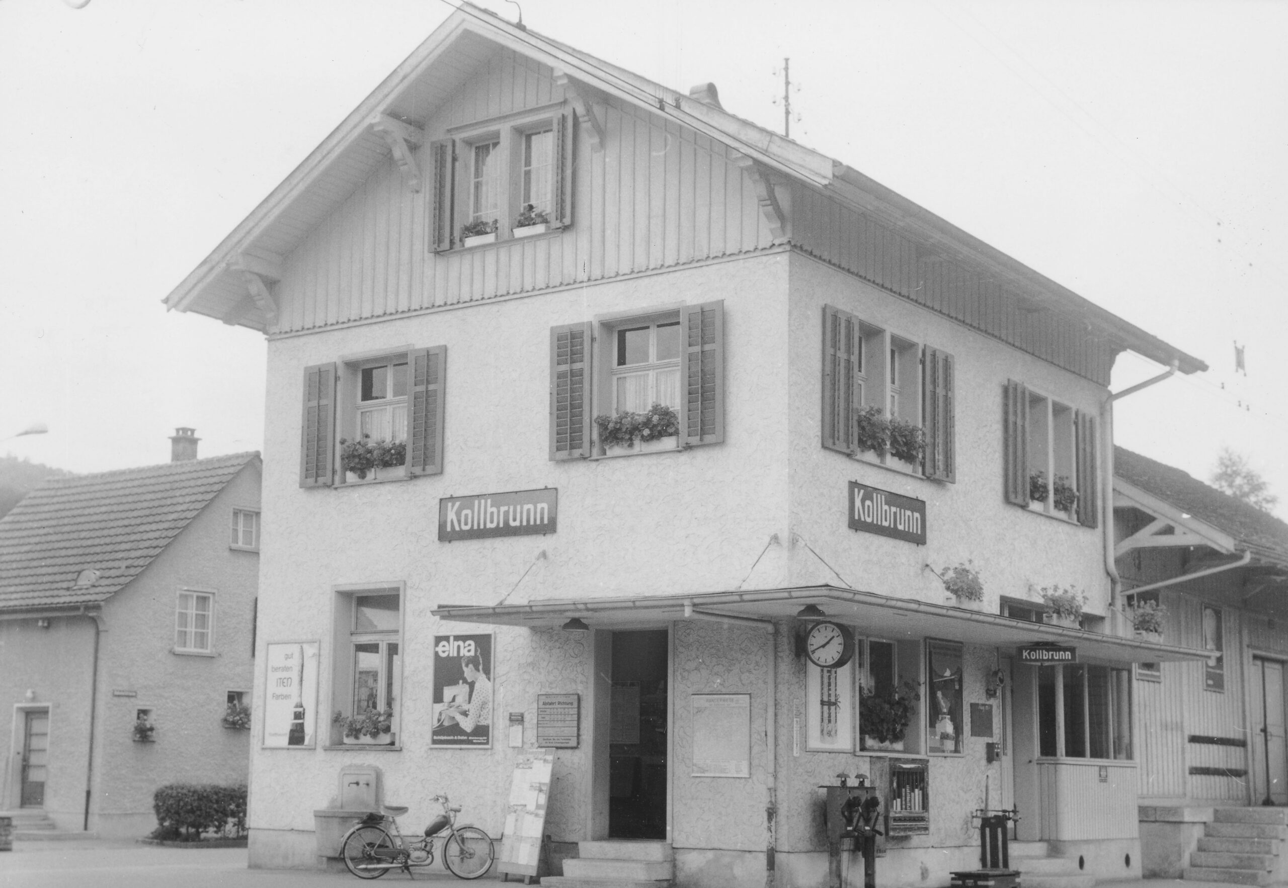 Bahnhof Kollbrunn, Foto: SBB Historic F_116_00001_257