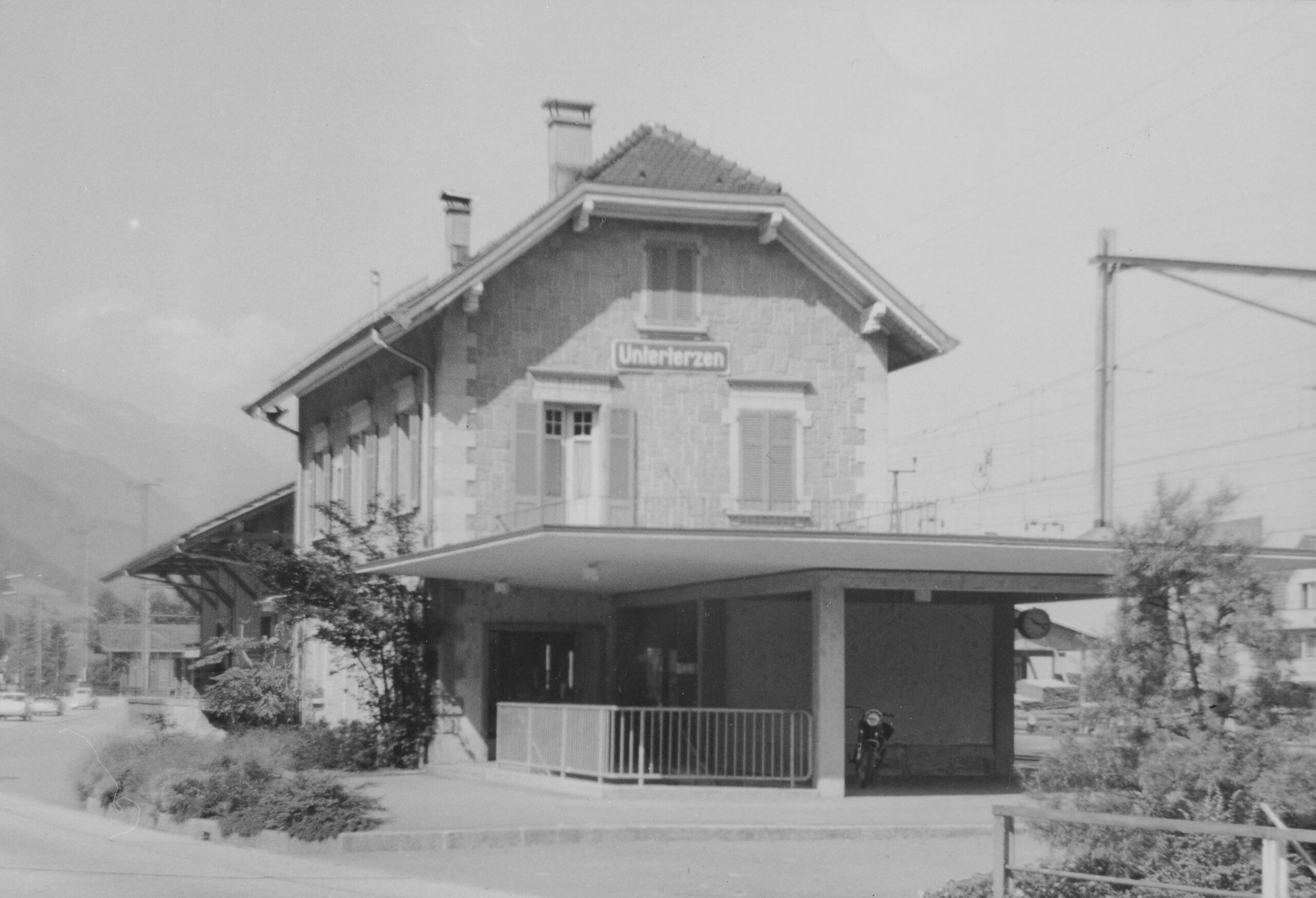 Bahnhof Unterterzen, Foto: SBB Historic F_116_00001_510