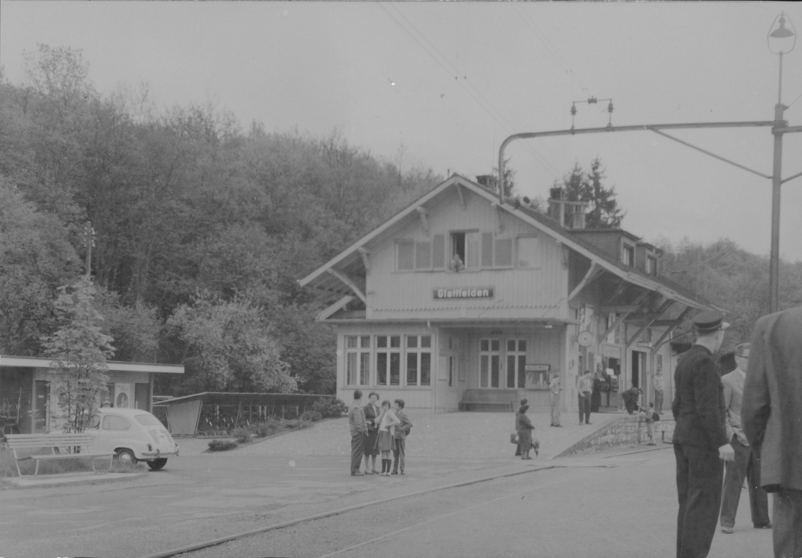 Bahnhof Glattfelden, Foto: SBB Historic F_116_00001_199