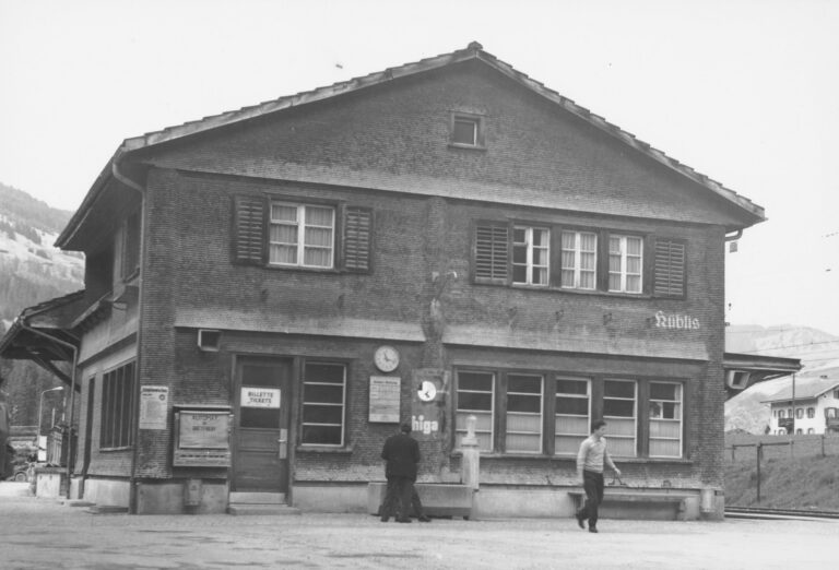 Bahnhof Küblis, Foto: SBB Historic F_116_00001_263