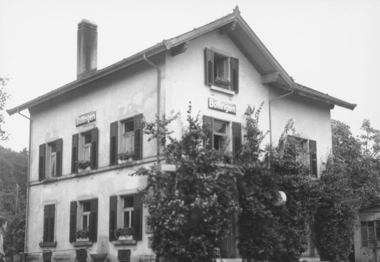 Bahnhof Bollingen, Foto: SBB Historic F_116_00001_076