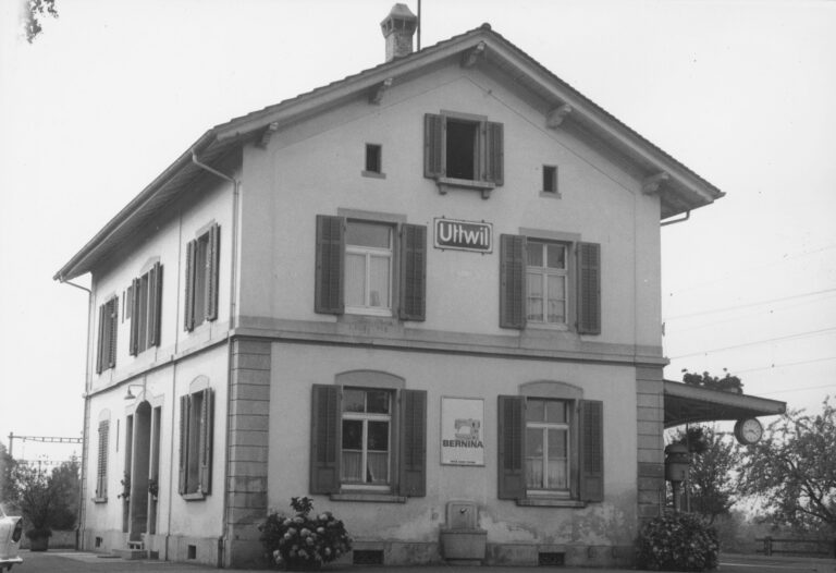 Bahnhof Uttwil, Foto: SBB Historic F_116_00001_515