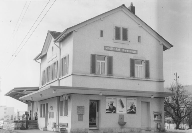 Bahnhof Schöfflisdorf-Oberweningen, Foto: SBB Historic F_116_00001_425