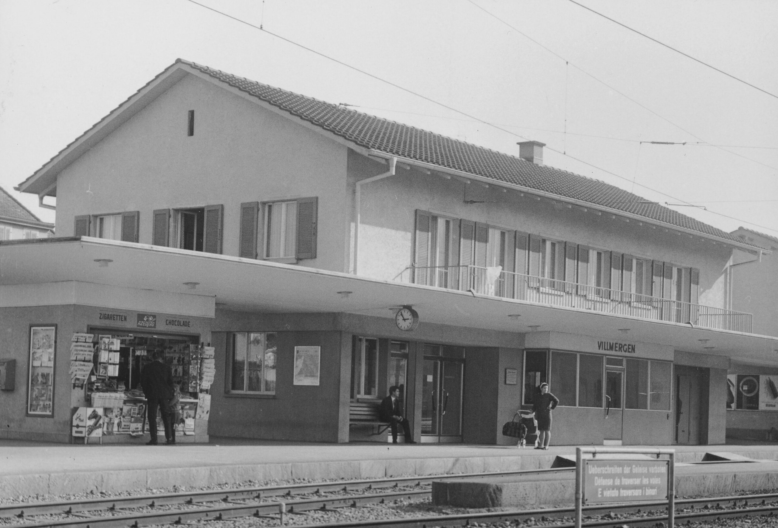 Bahnhof Villmergen, Foto: SBB Historic F_116_00001_520