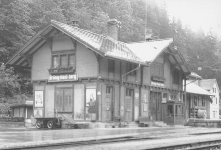 Bahnhof Brünig-Hasliberg, Foto: SBB Historic F_116_00001_090