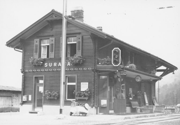 Bahnhof Surava, Foto: SBB Historic F_116_00001_483