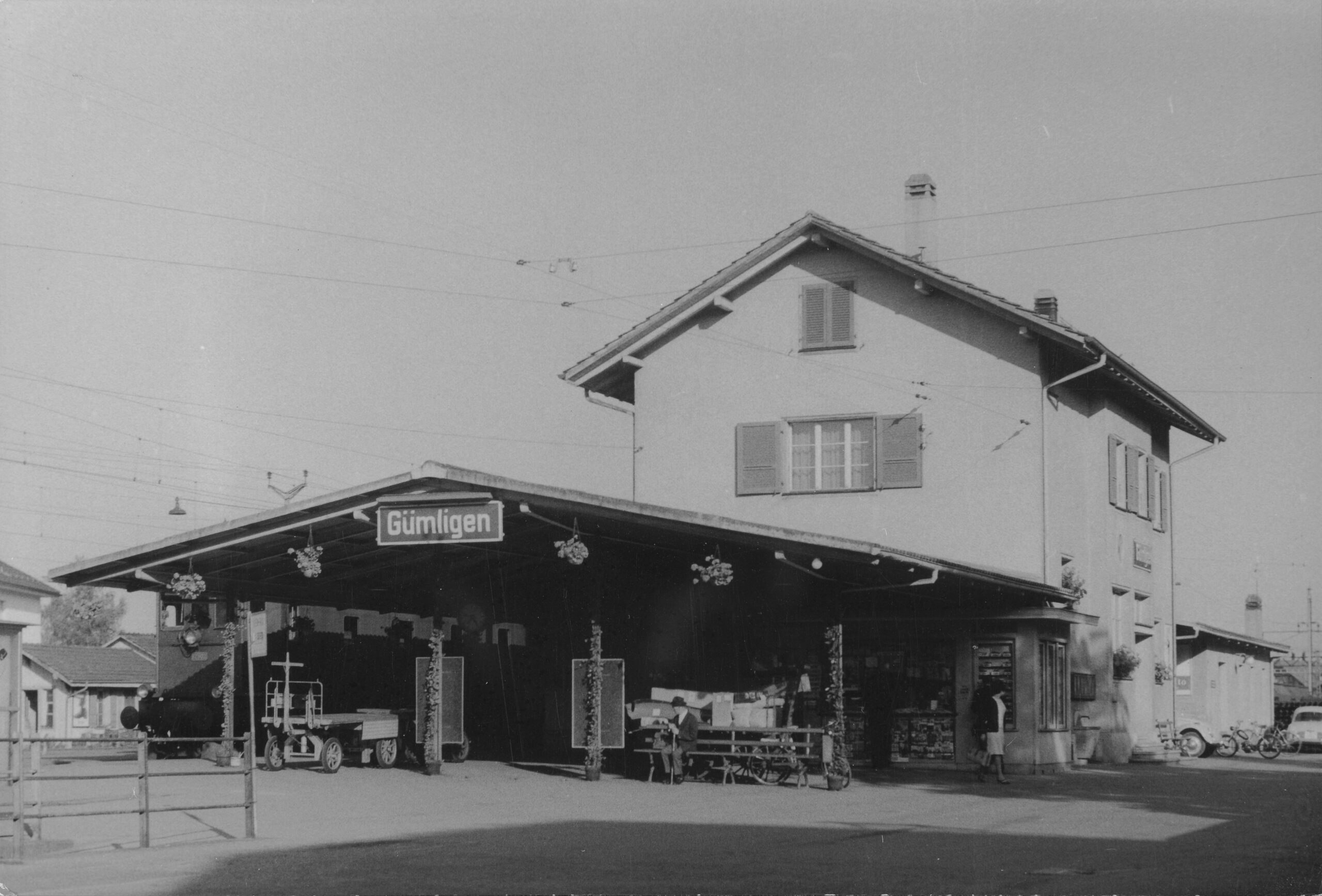 Bahnhof Gümlingen, Foto: SBB Historic F_116_00001_216