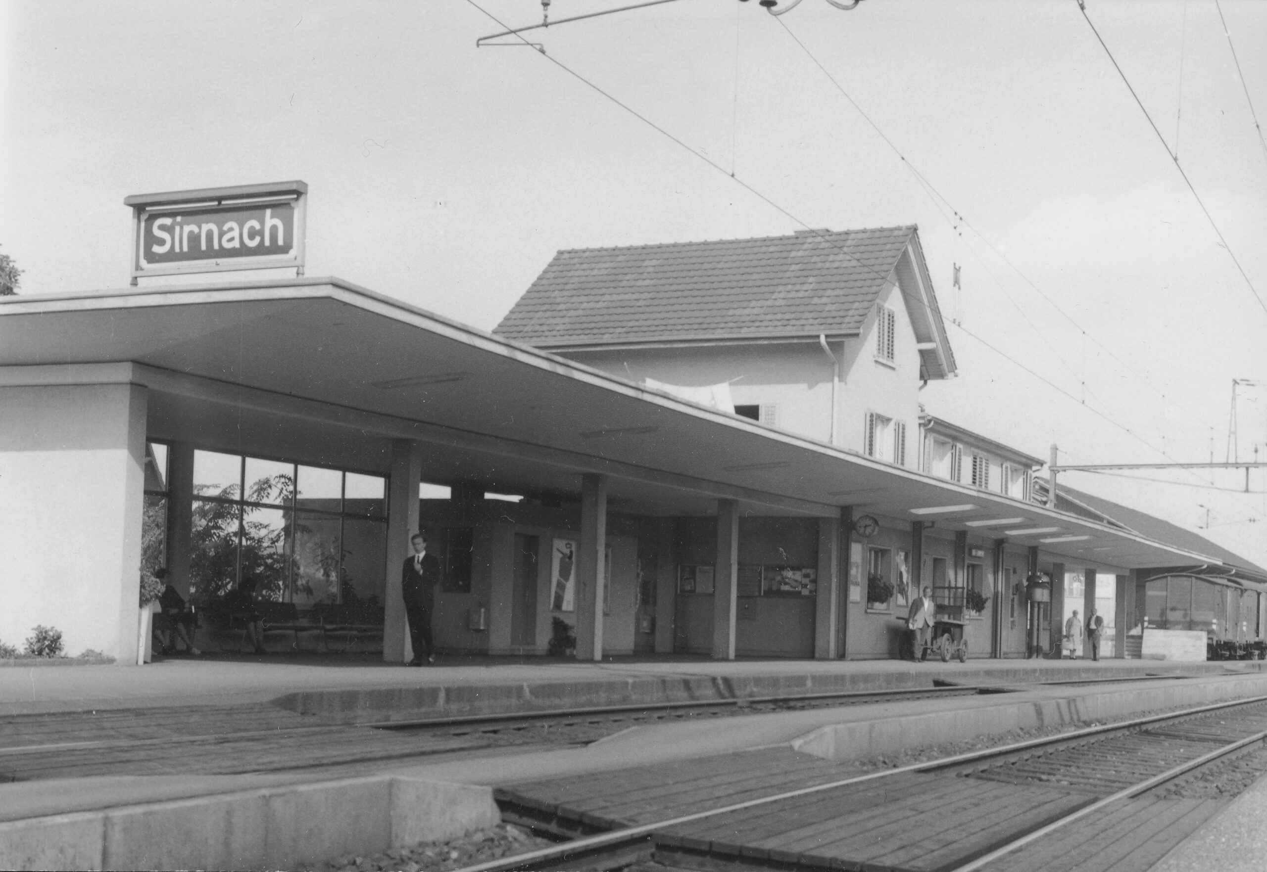 Bahnhof Sirnach, Foto: SBB Historic F_116_00001_450