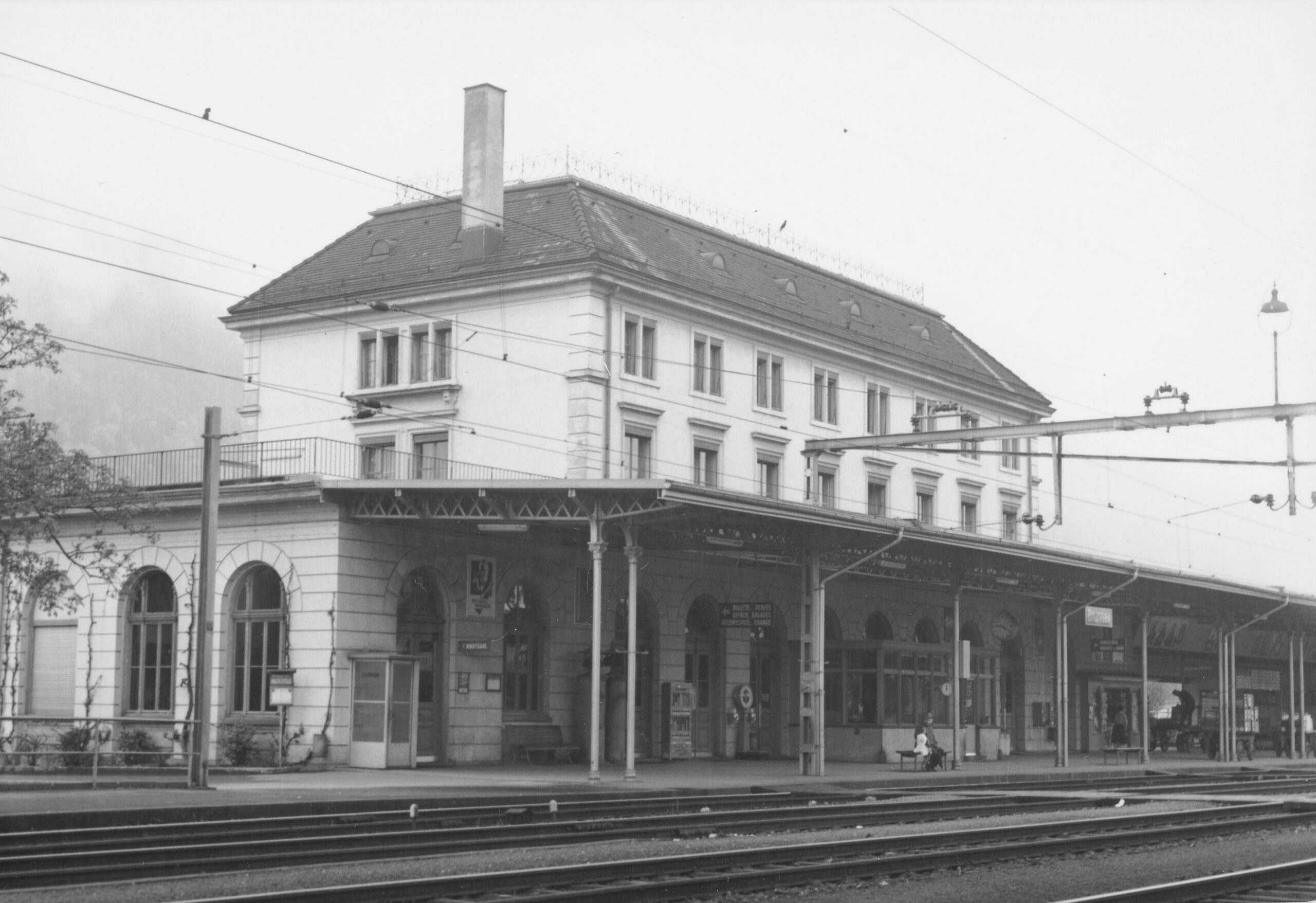 Bahnhof Brunnen, Foto: SBB Historic F_116_00001_091