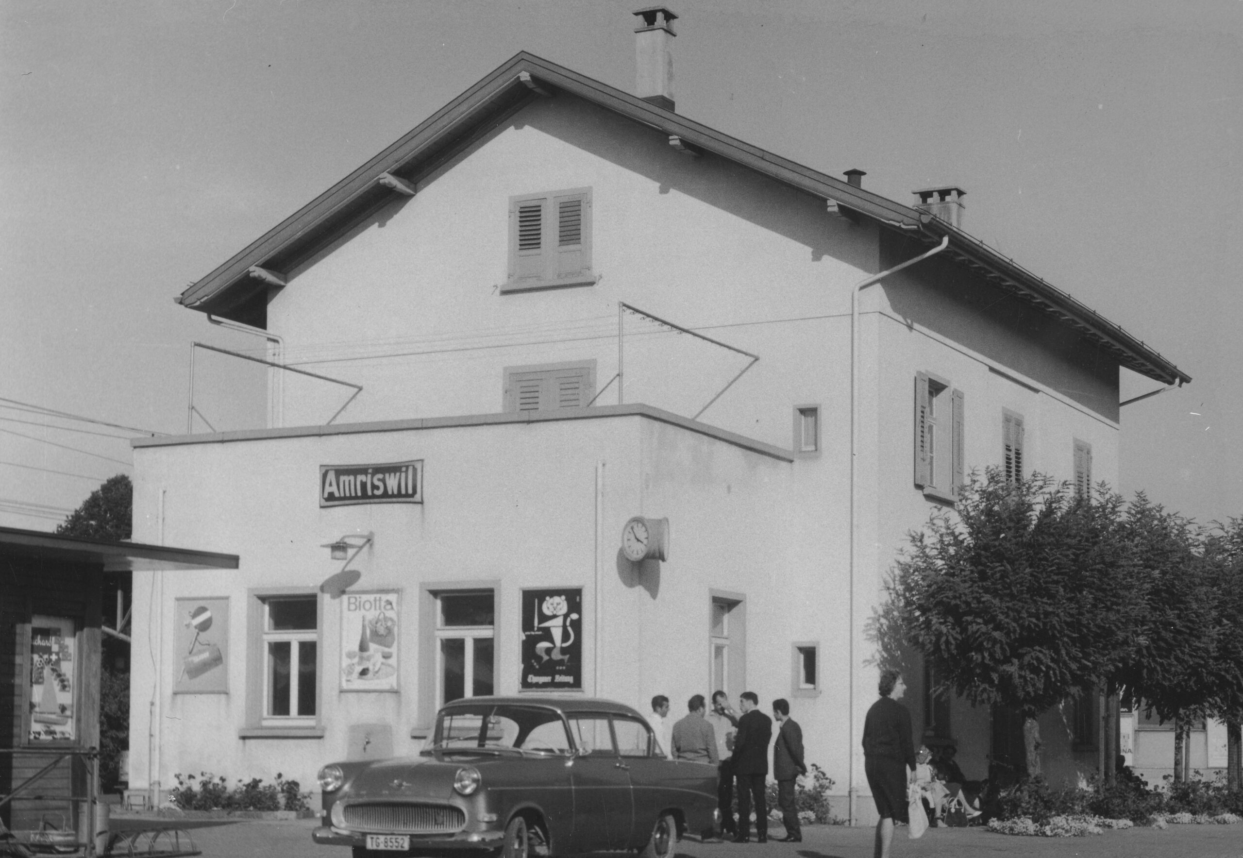 Bahnhof Amriswil, Foto: SBB Historic F_116_00001_022