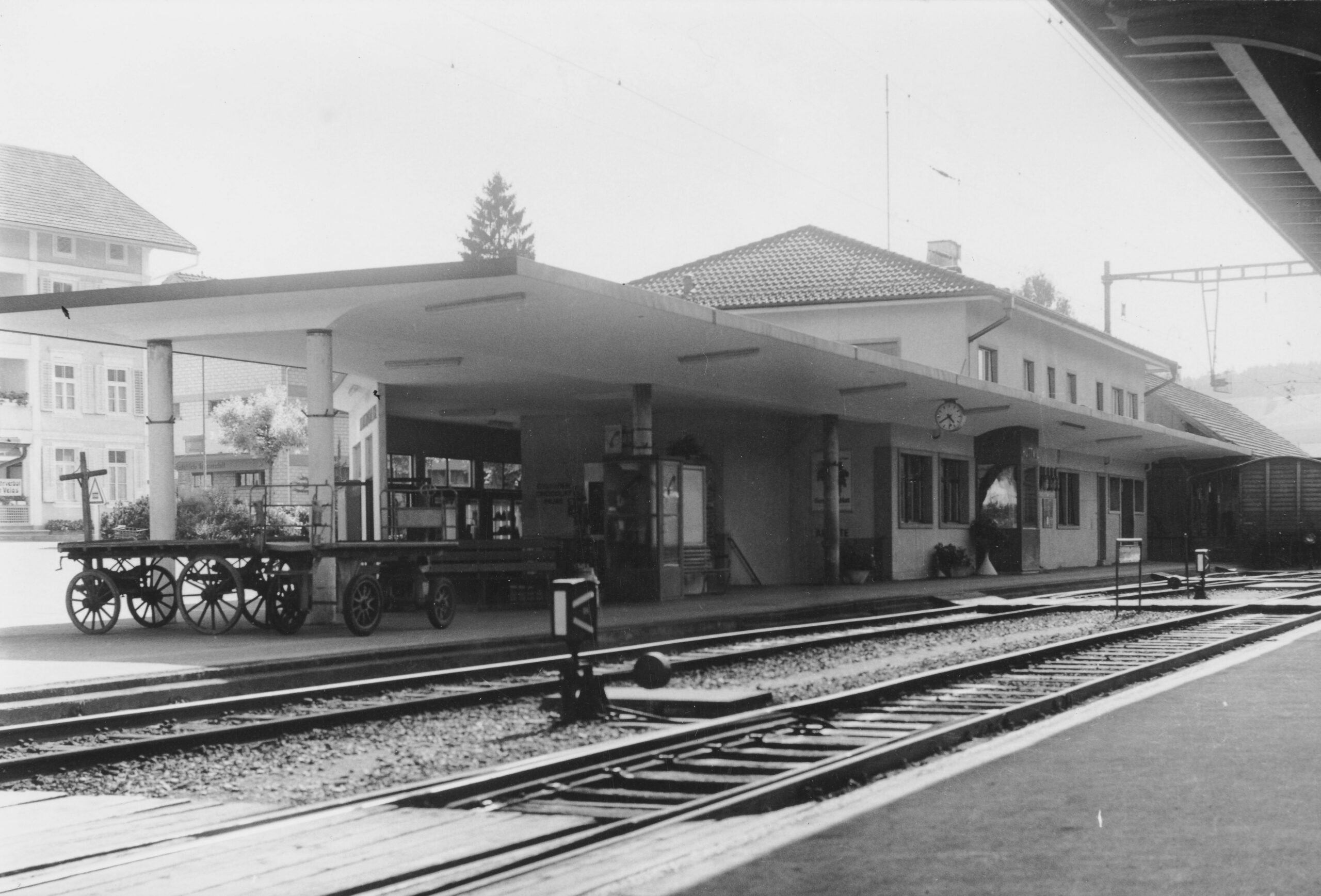 Bahnhof Huttwil, Foto: SBB Historic F_116_00001_236