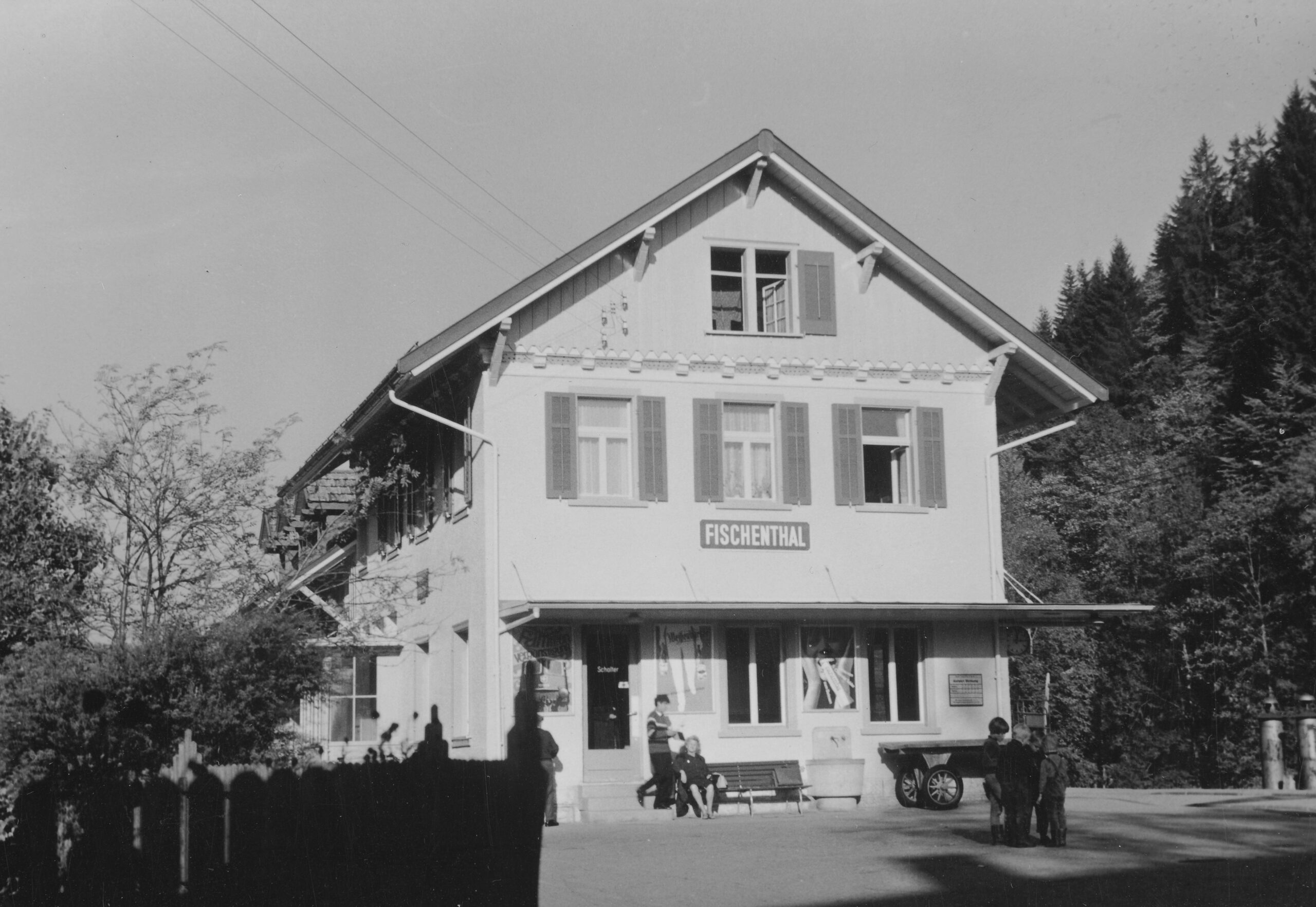 Bahnhof Fischenthal, Foto: SBB Historic F_116_00001_179