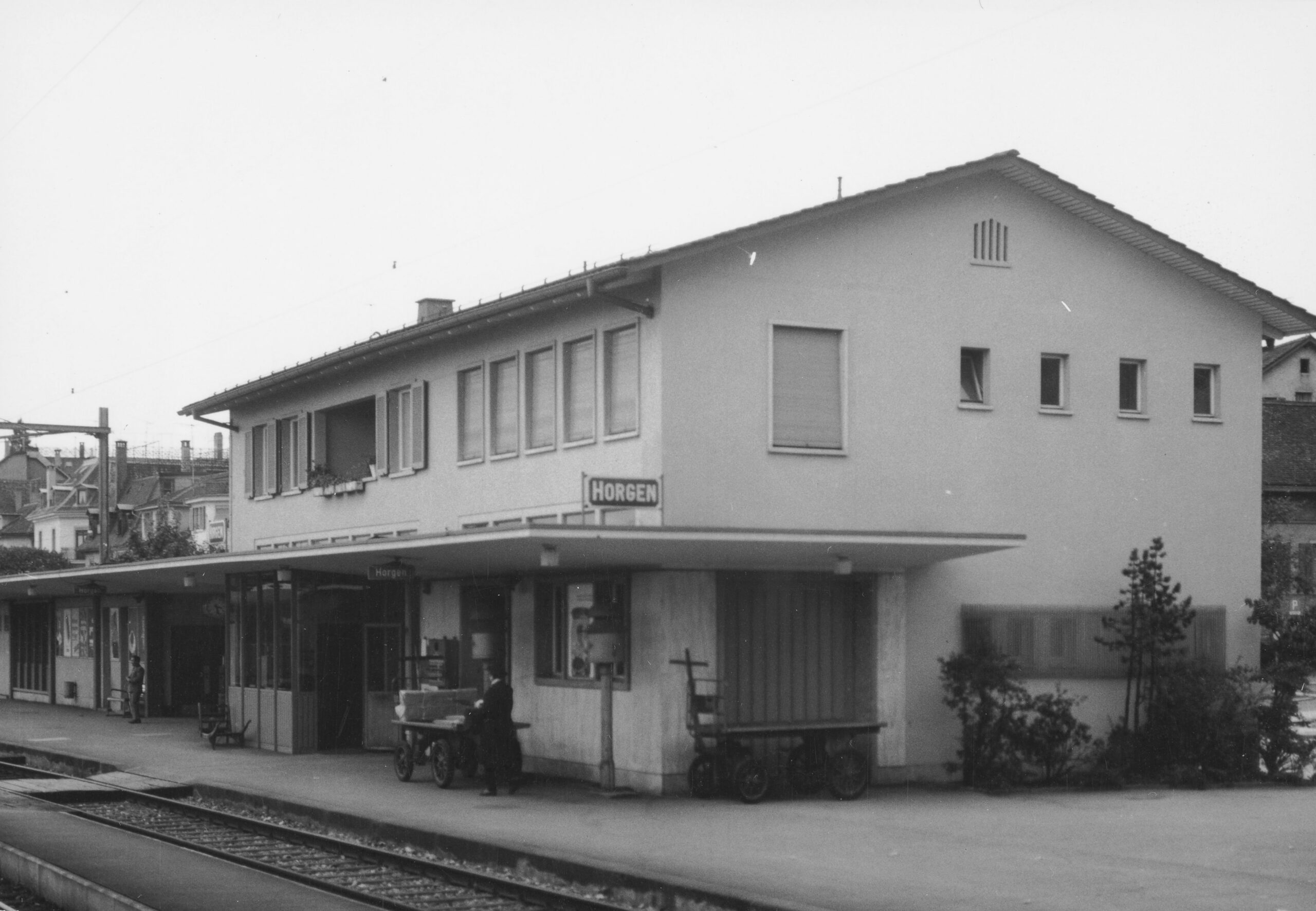 Bahnhof Horgen, Foto: SBB Historic F_116_00001_233