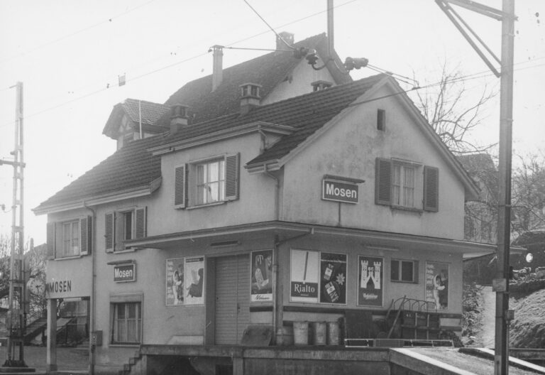 Bahnhof Mosen, Foto: SBB Historic F_116_00001_327
