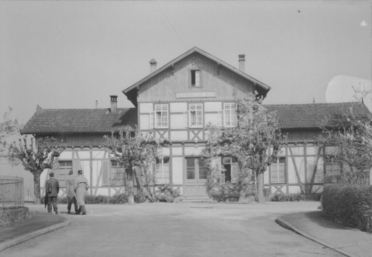 Bahnhof Bremgarten West, Foto: SBB Historic F_116_00001_083