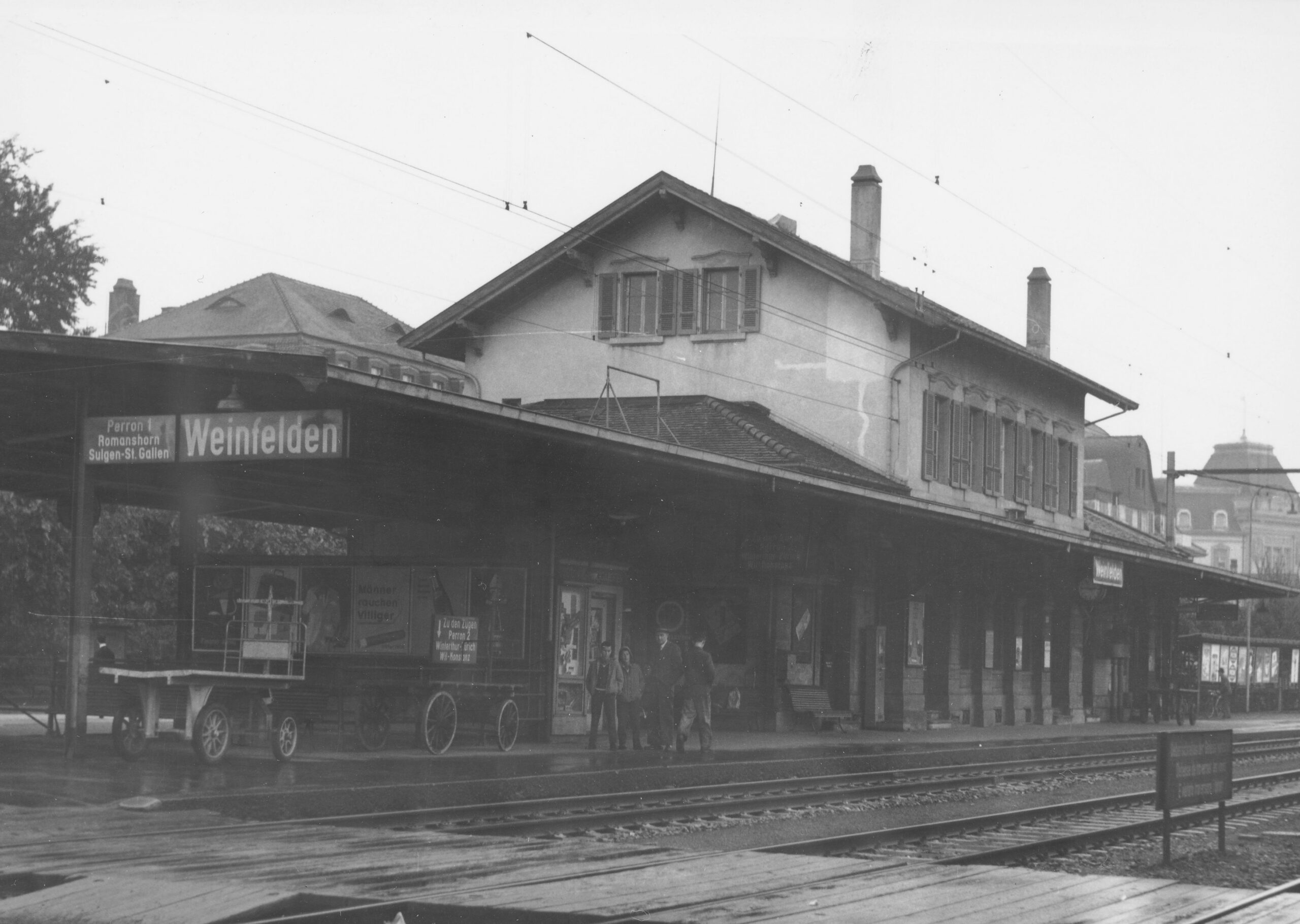 Bahnhof Weinfelden, Foto: SBB Historic F_116_00001_534