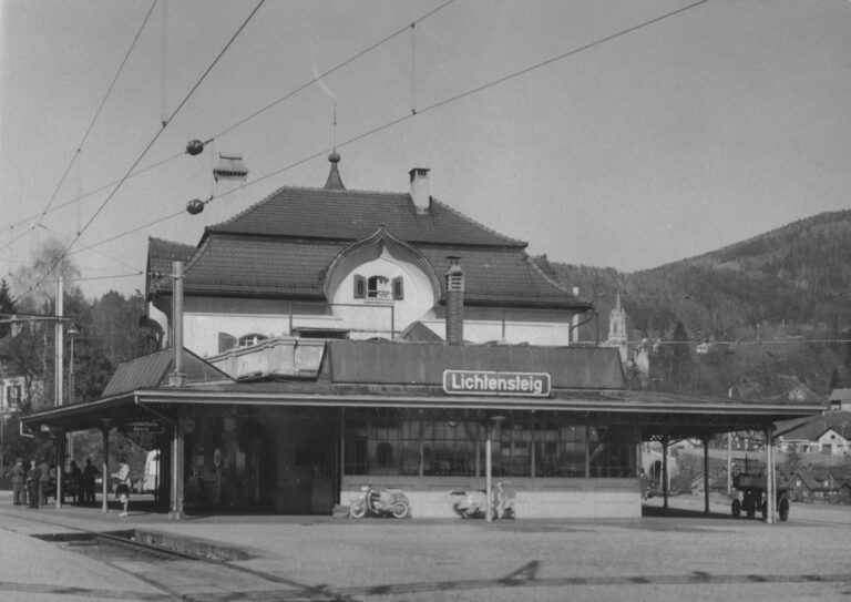 Bahnhof Lichtensteig, Foto: SBB Historic F_116_00001_292