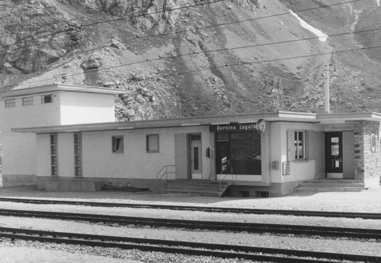Bahnhof Bernina Lagalb, Foto: SBB Historic F_116_00001_060