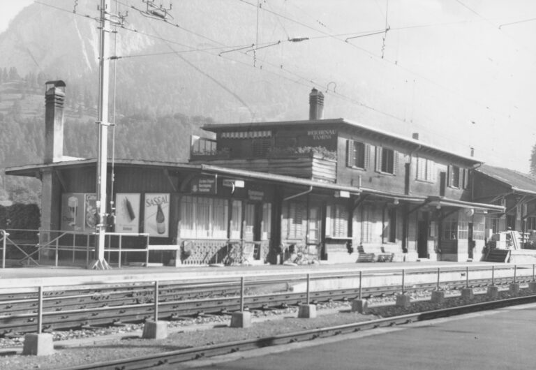 Bahnhof Reichenau - Tamins, Foto: SBB Historic F_116_00001_383