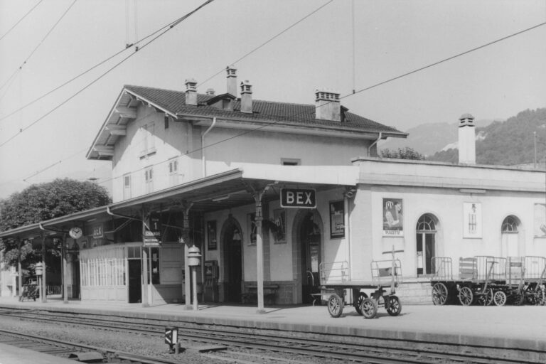 Bahnhof Bex, Foto: SBB Historic F_116_00001_063