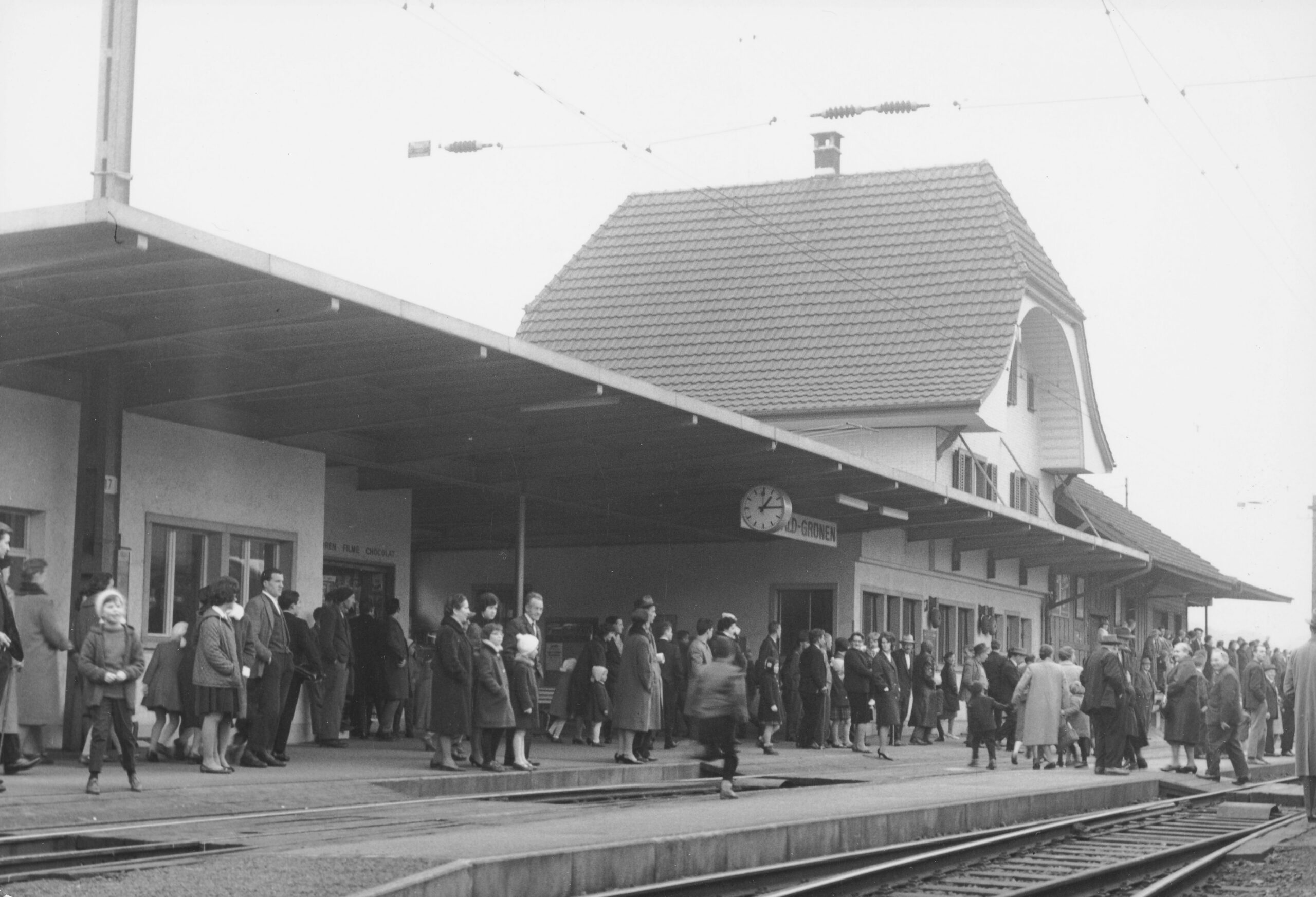 Bahnhof Sumiswald-Grünen, Foto: SBB Historic F_116_00001_482