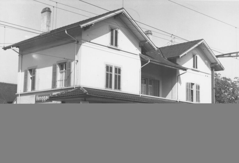 Bahnhof Henggart, Foto: SBB Historic F_116_00001_224