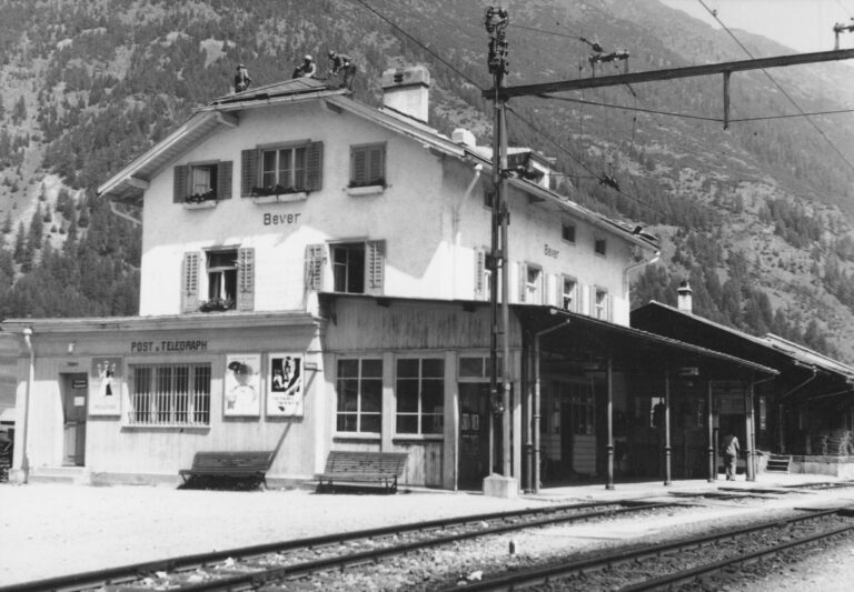 Bahnhof Bever, Foto: SBB Historic F_116_00001_062