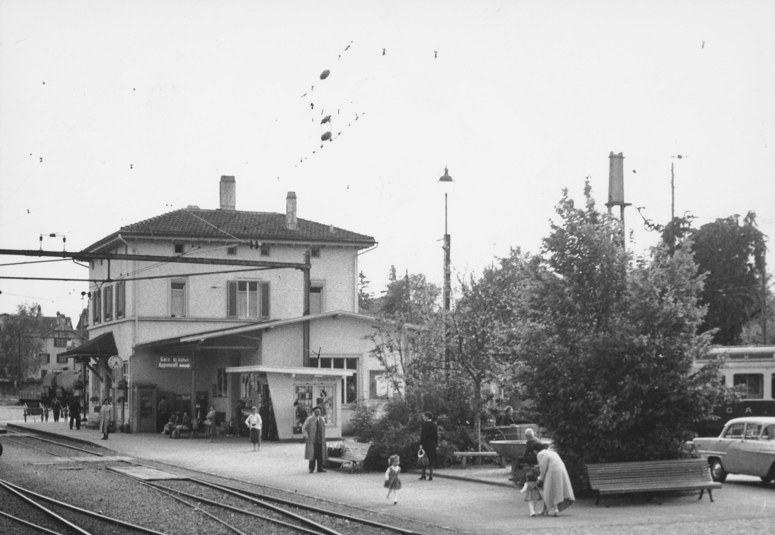 Bahnhof Altstätten SG, Foto: SBB Historic F_116_00001_019