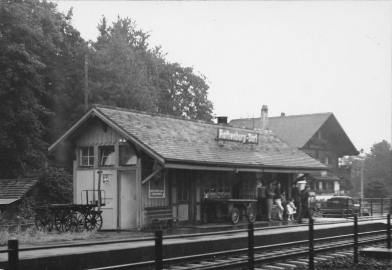 Bahnhof Rothenburg Dorf, Foto: SBB Historic F_116_00001_397