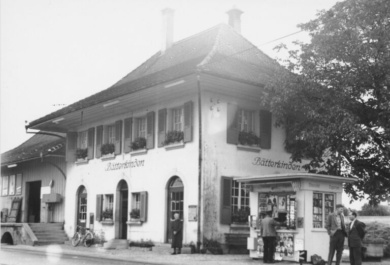 Bahnhof Bätterkinden, Foto: SBB Historic F_116_00001_047