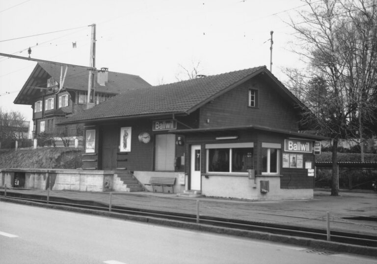 Bahnhof Ballwil, Foto: SBB Historic F_116_00001_041