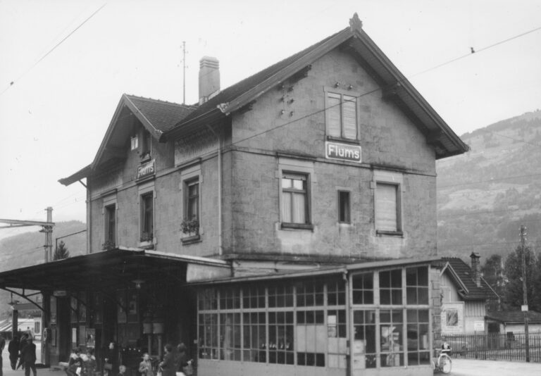 Bahnhof Flums, Foto: SBB Historic F_116_00001_182