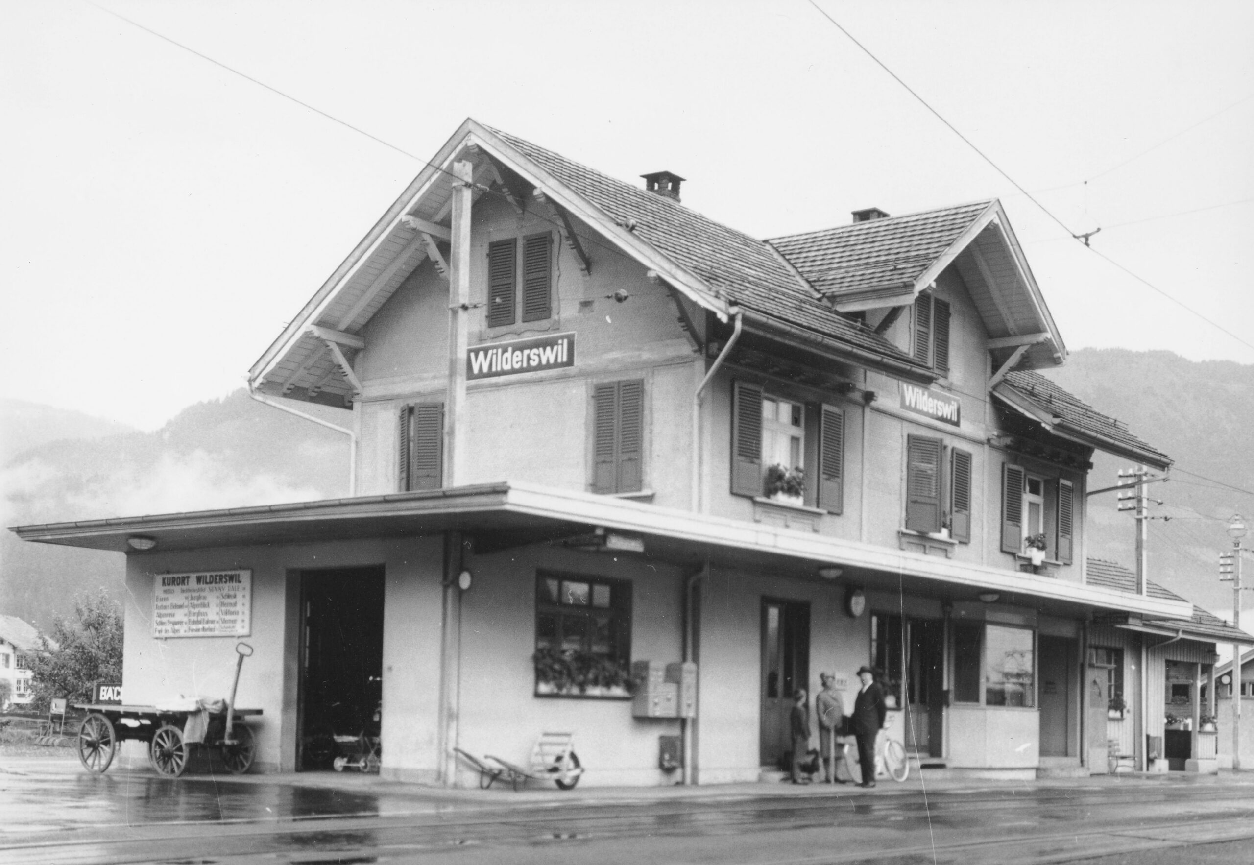 Bahnhof Wilderswil, Foto: SBB Historic F_116_00001_539