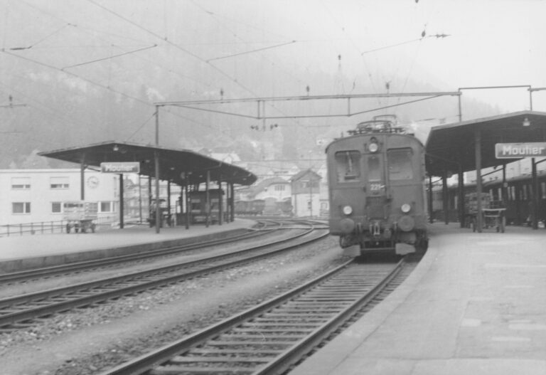 Bahnhof Moutier, Foto: SBB Historic F_116_00001_329