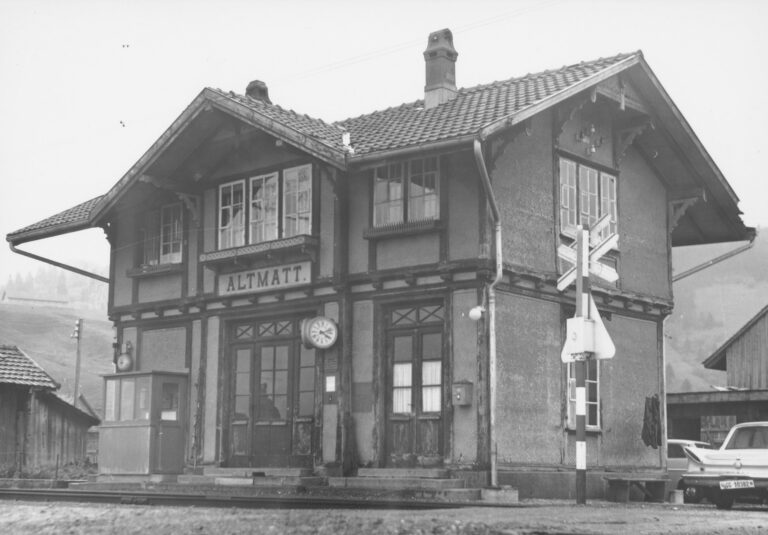 Bahnhof Altmatt, Foto: SBB Historic F_116_00001_017