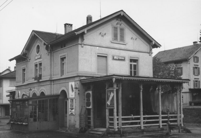 Bahnhof Au Zch, Foto: SBB Historic F_116_00001_034