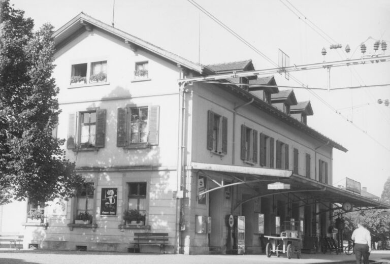 Bahnhof Bischofszell Stadt, Foto: SBB Historic F_116_00001_072