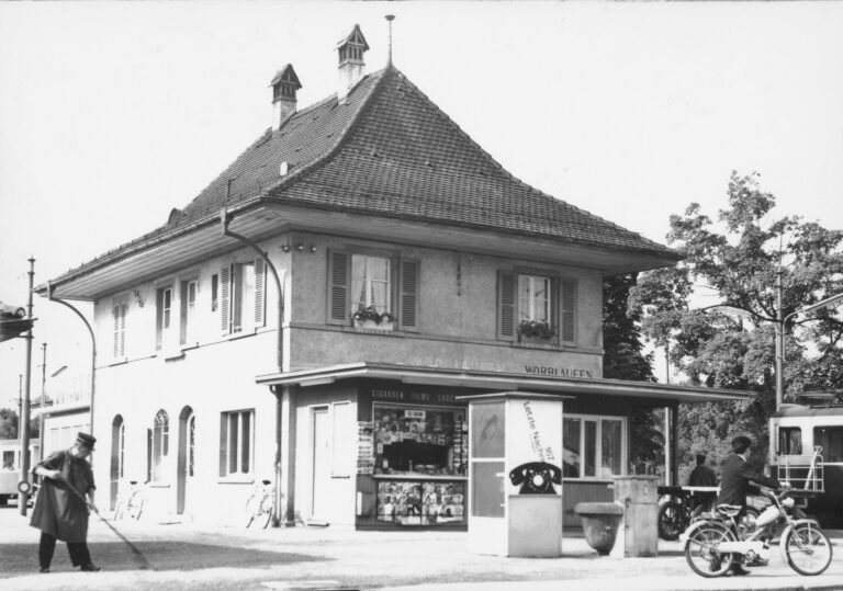 Bahnhof Worblaufen, Foto: SBB Historic F_116_00001_546