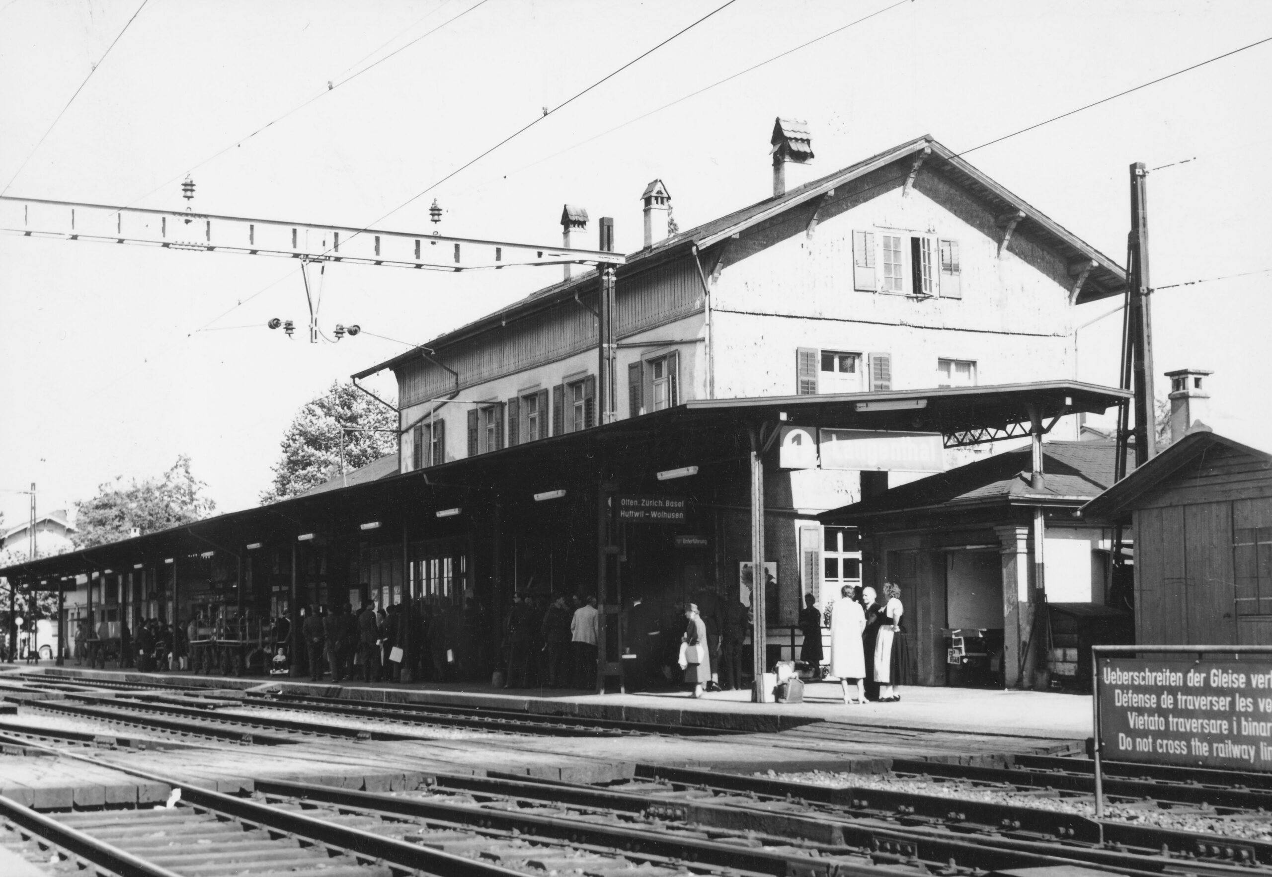 Bahnhof Langenthal, Foto: SBB Historic F_116_00001_270