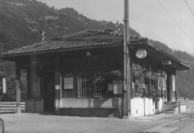 Bahnhof Furna, Foto: SBB Historic F_116_00001_191