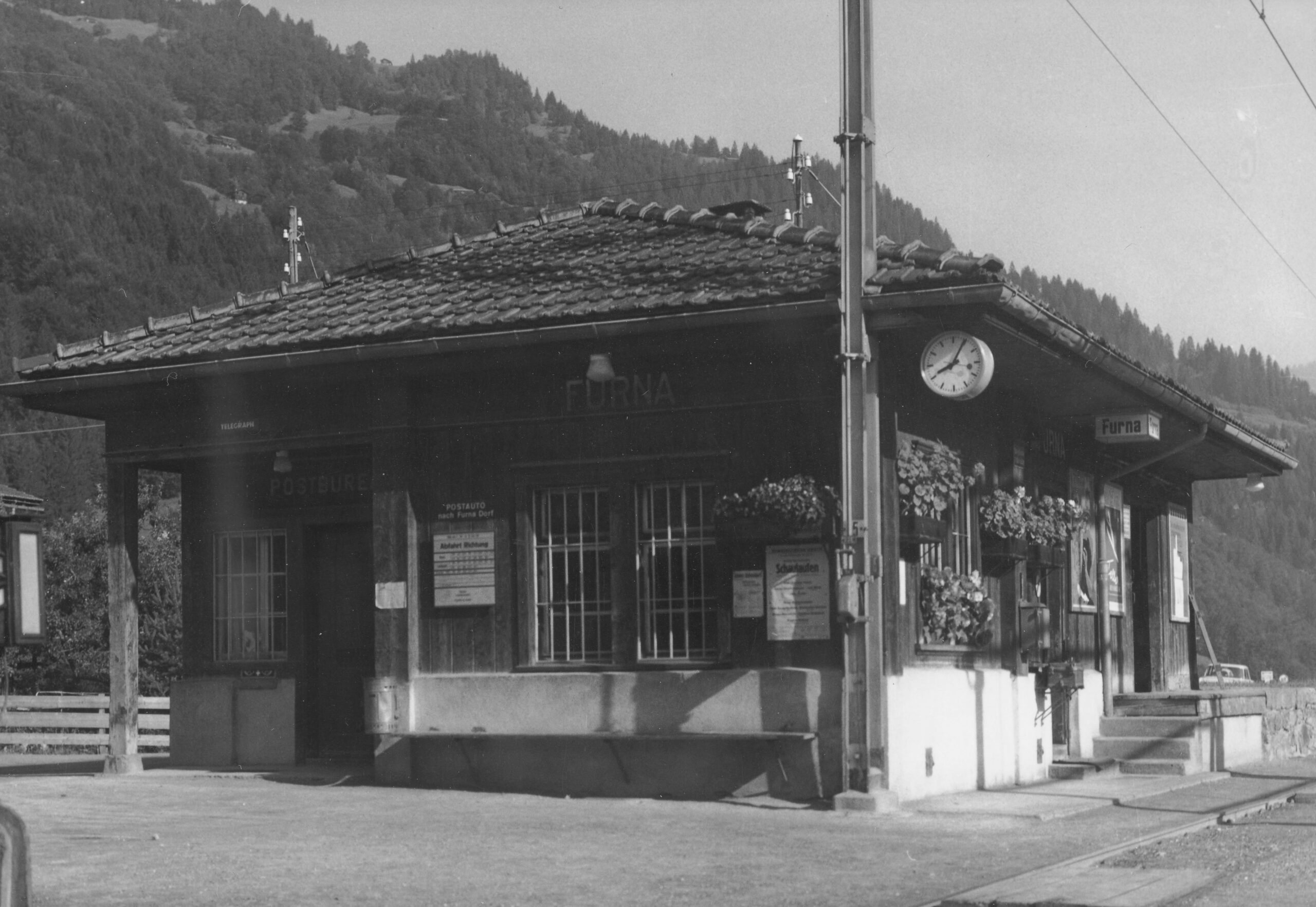 Bahnhof Furna, Foto: SBB Historic F_116_00001_191